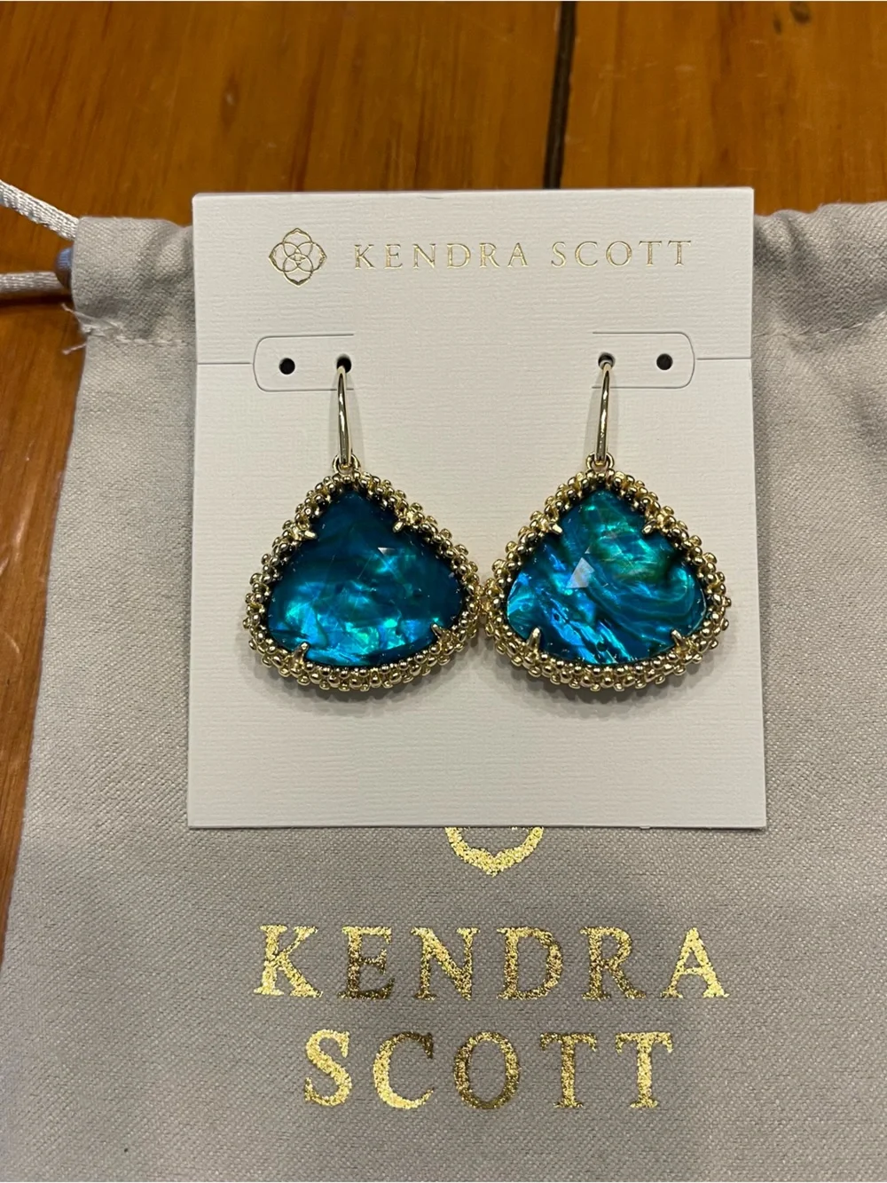 Kendra Scott Framed Kendall Large Drop Earrings